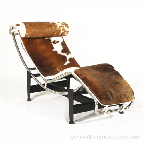 Western Ergonomic design furniture LC4 chaise lounge chair reproduction